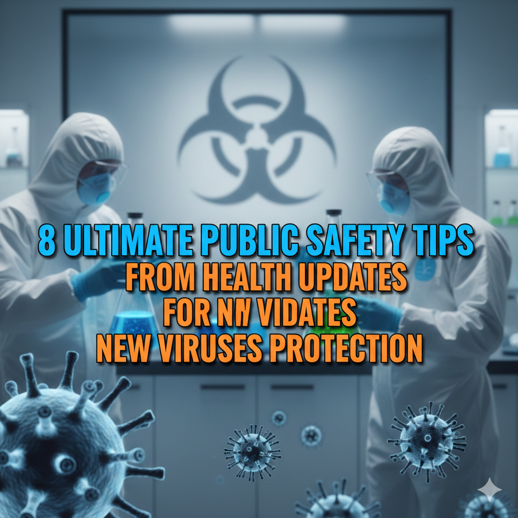 8 Ultimate Public Safety Tips from Health Updates for newly Viruses Protection
