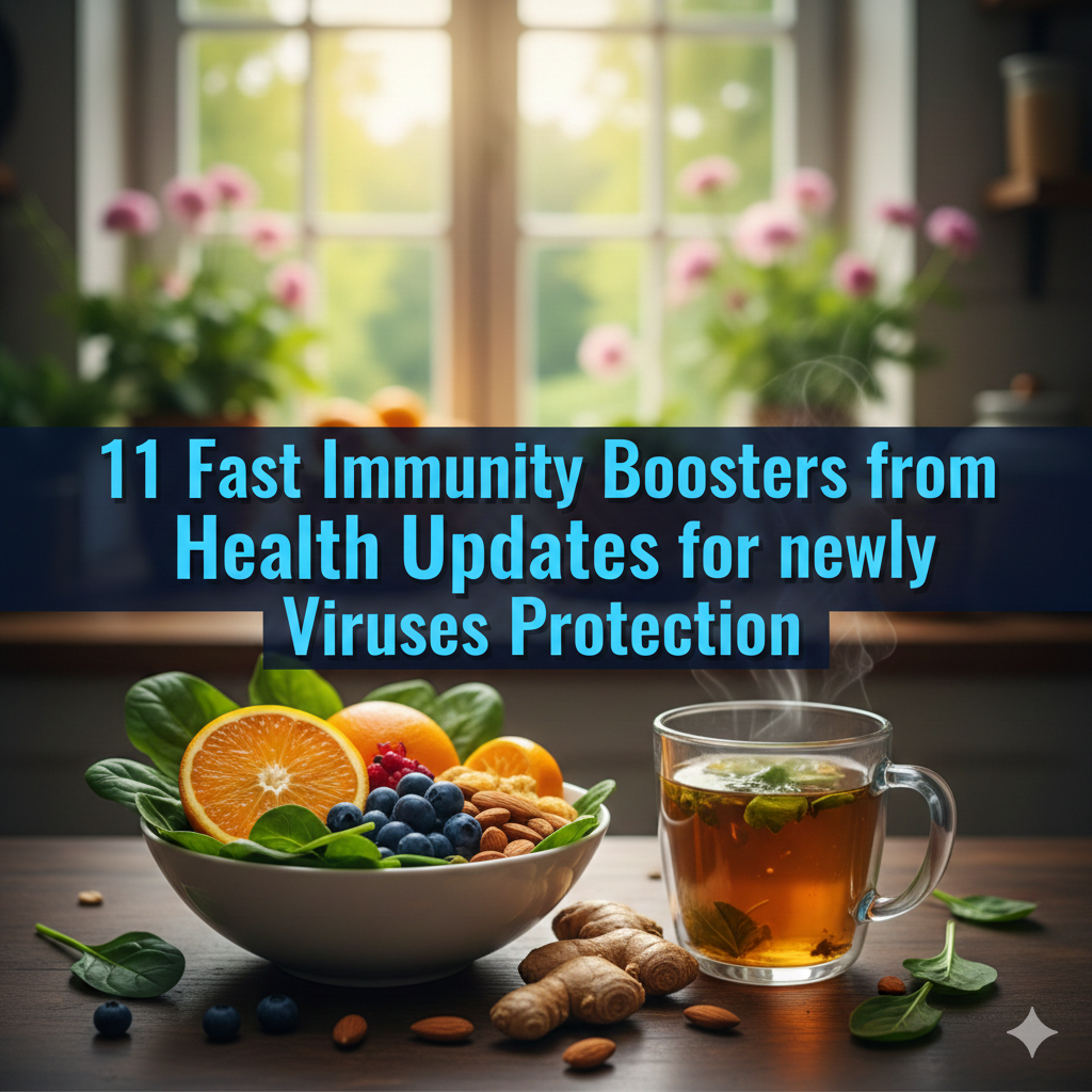 11 Fast Immunity Boosters from Health Updates for newly Viruses Protection