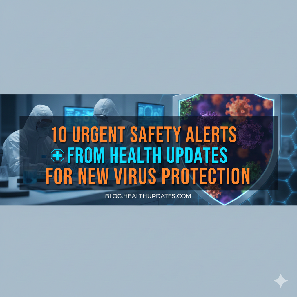 10 Urgent Safety Alerts from Health Updates for newly Viruses Protection