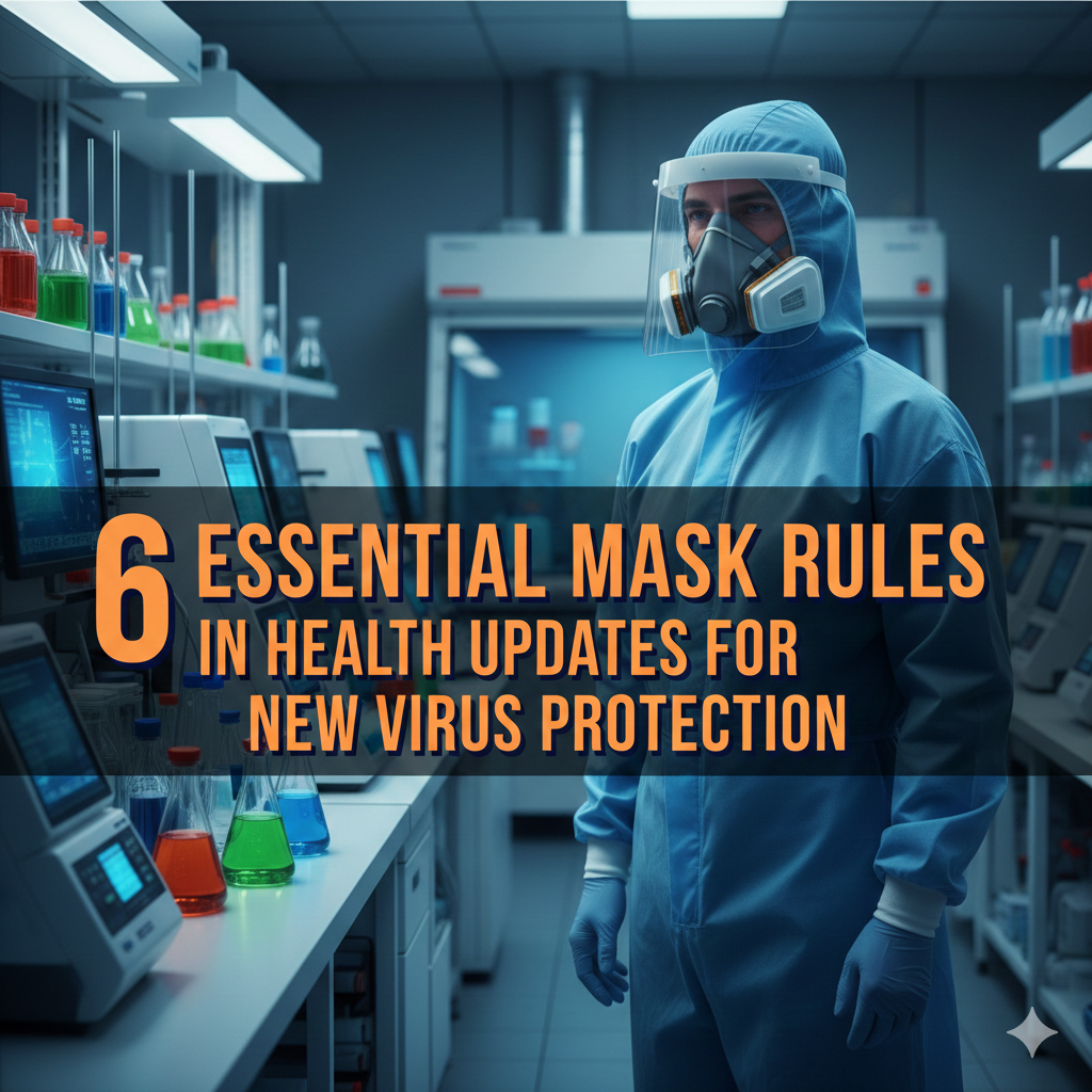6 Essential Mask Rules in Health Updates for newly Viruses Protection