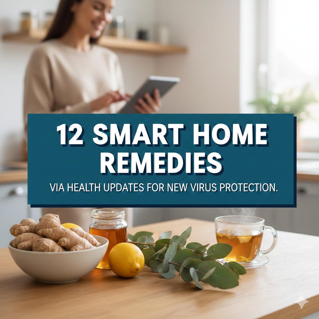 12 Smart Home Remedies via Health Updates for newly Viruses Protection