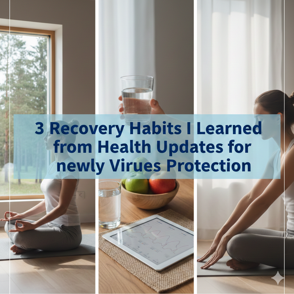3 Recovery Habits I Learned from Health Updates for newly Viruses Protection