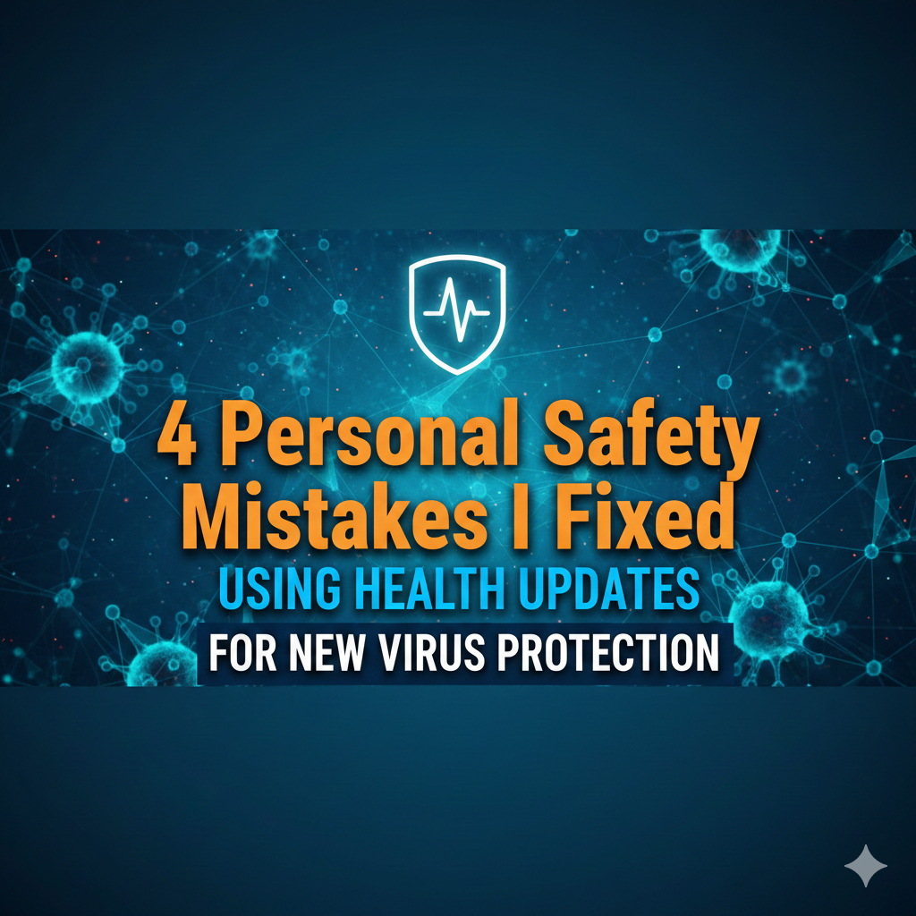 4 Personal Safety Mistakes I Fixed Using Health Updates for newly Viruses Protection