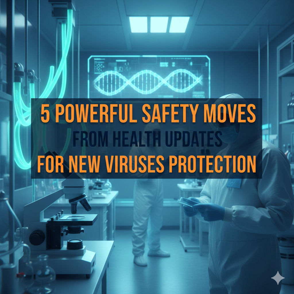 5 Powerful Safety Moves from Health Updates for newly Viruses Protection