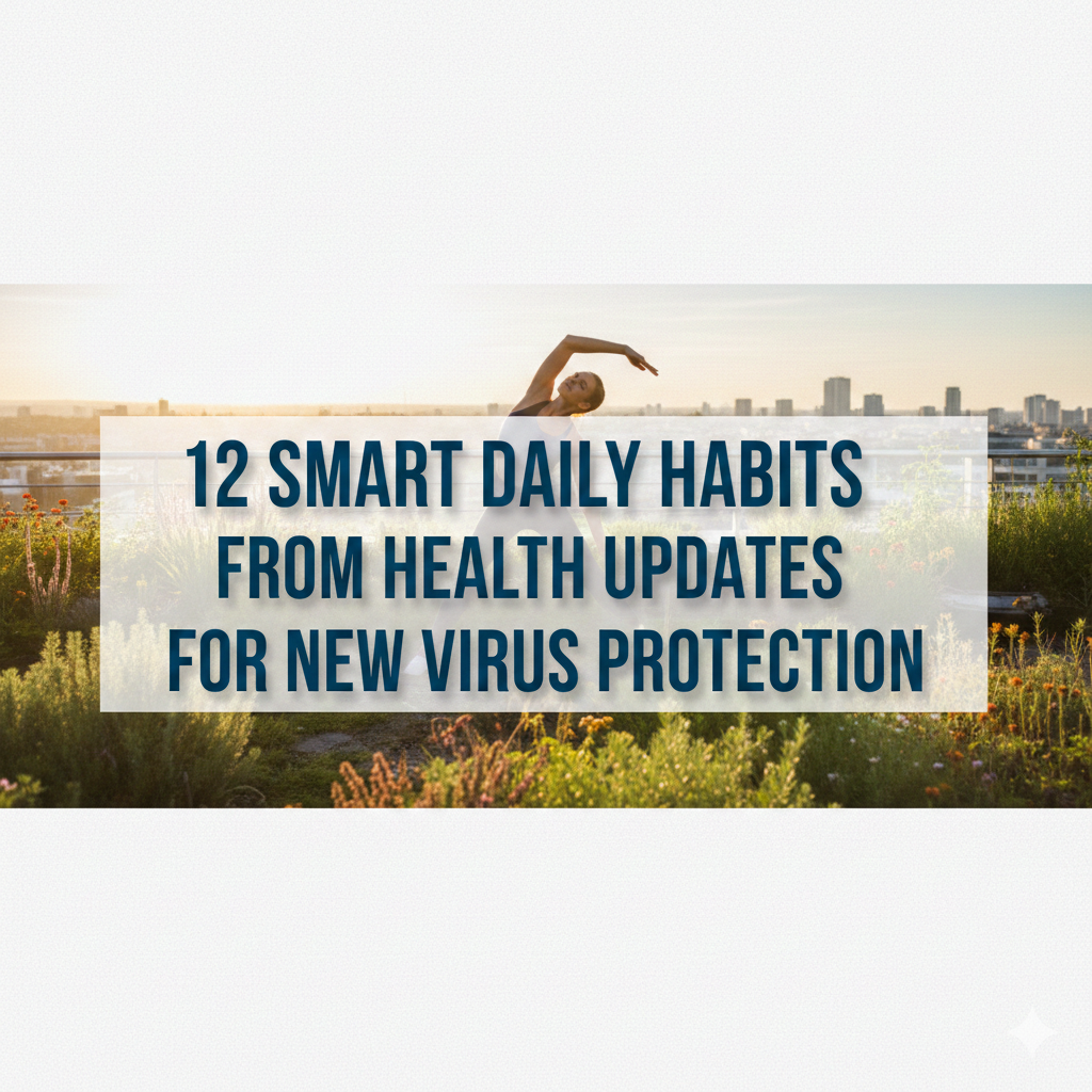 12 Smart Daily Habits from Health Updates for newly Viruses Protection