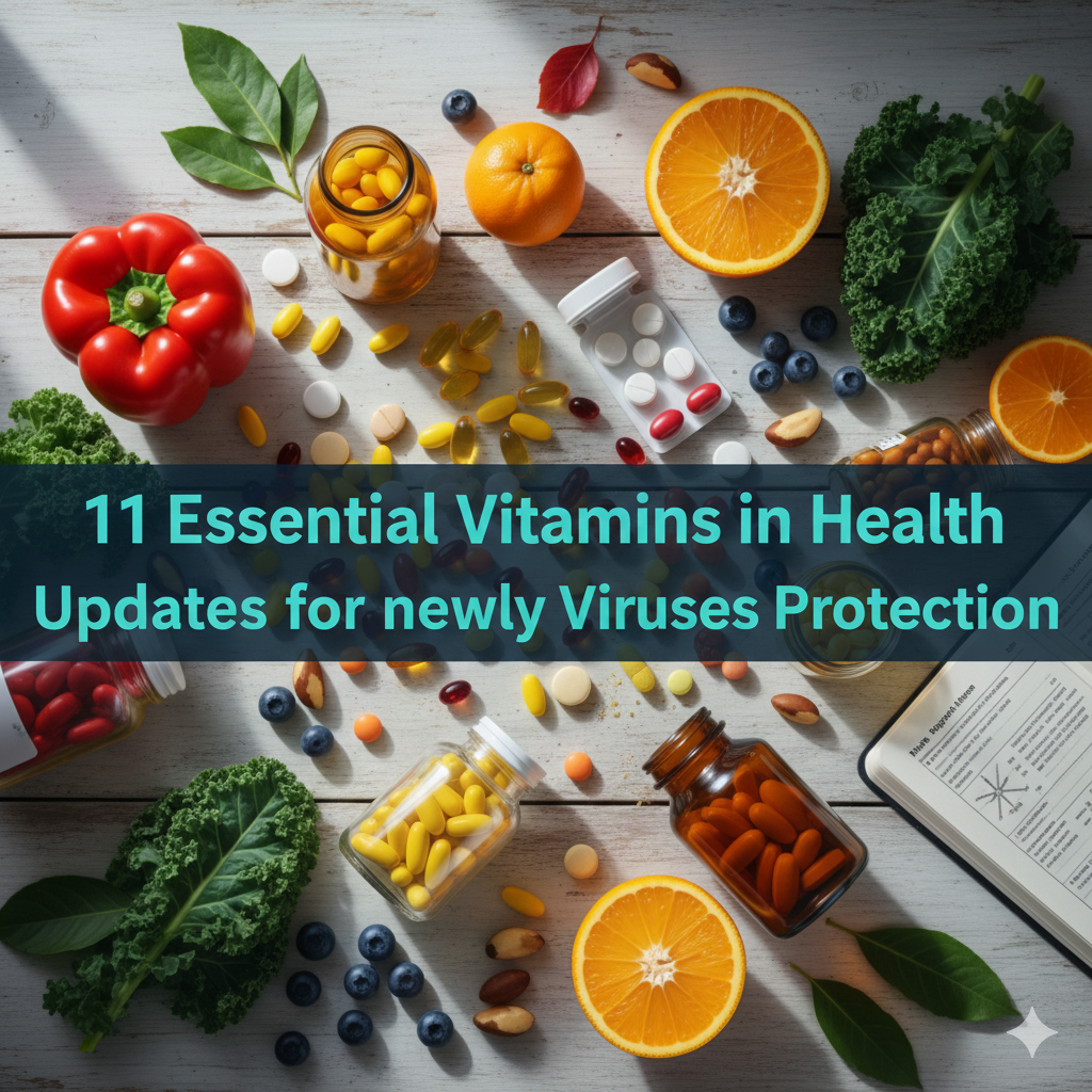 11 Essential Vitamins in Health Updates for newly Viruses Protection