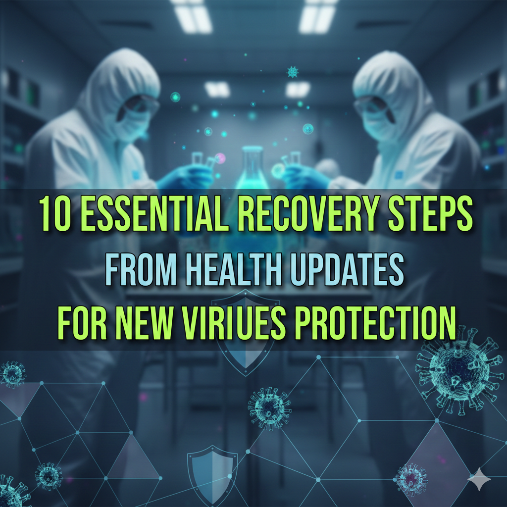 10 Essential Recovery Steps from Health Updates for newly Viruses Protection