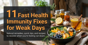 11 Fast Health Immunity Fixes for Weak Days