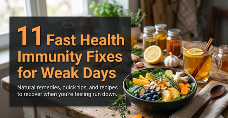 11 Fast Health Immunity Fixes for Weak Days