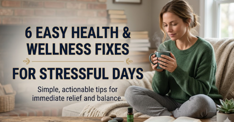 6 Easy Health Wellness Fixes for Stressful Days