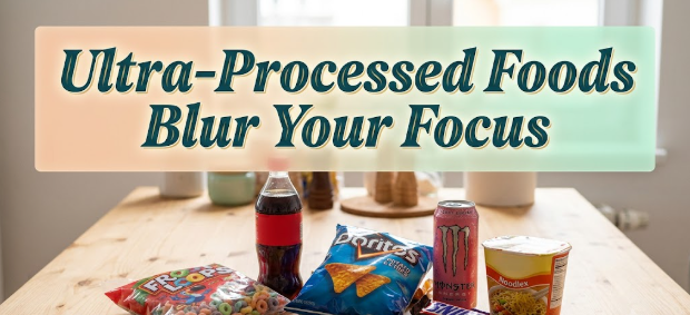 Ultra-Processed Foods Blur Your Focus