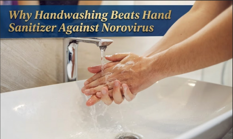 Why Handwashing Beats Hand Sanitizer Against Norovirus